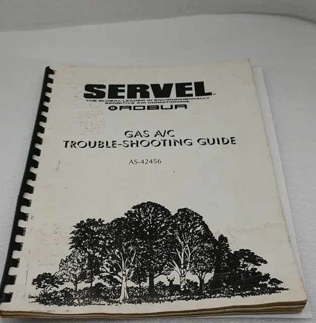 Servel / Robur  Gas A/C Systems Trouble Shooting Guide AS-42456