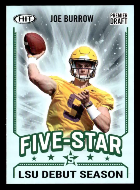 Joe Burrow 2020 SAGE HIT  Card #91 LSU Tigers