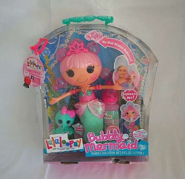 Lalaloopsy Pearly Seafoam Bubbly Mermaid Doll Rare Item New In Box Free Post