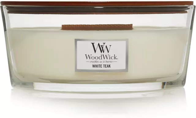 CANDELA PROFUMATA GRANDE Woodwick Ellipse Stoppino in legno effetto  scoppiettio EUR 36,90 - PicClick IT