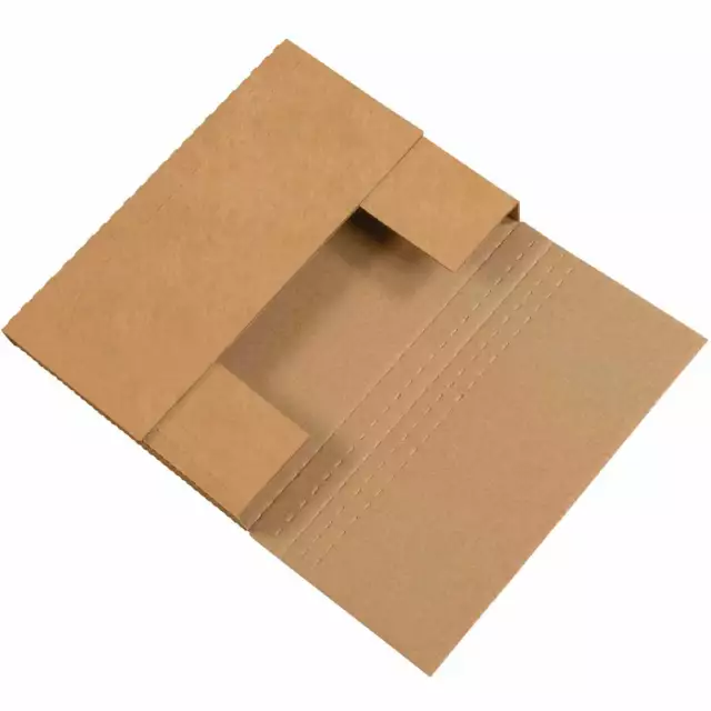 Myboxsupply 14 1/4 x 11 2.5/10.2x5.1cm Kraft Easy-Fold Buste, 50 Per Fascio