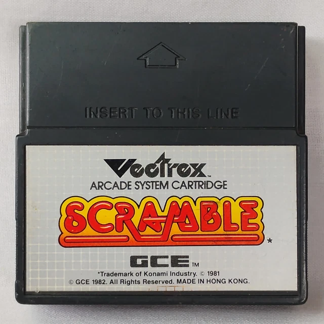 Vectrex cartouche jeu vidéo Bedlam
