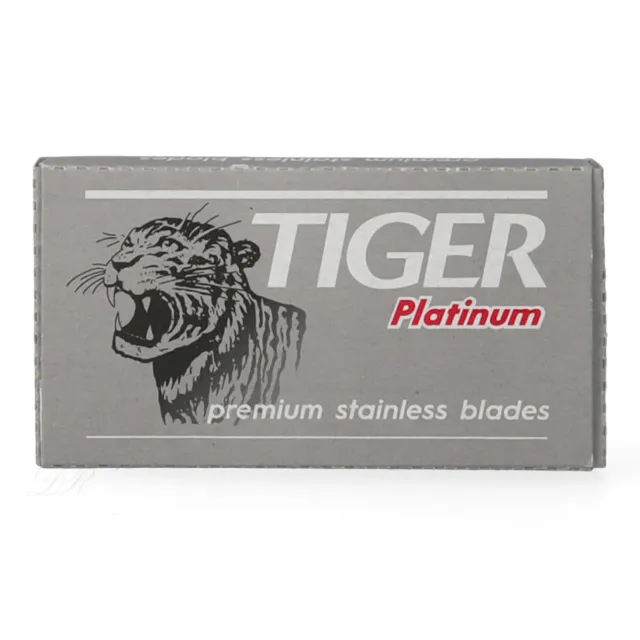 Hojas de afeitar Tiger Platinum contenido del paquete 5 piezas