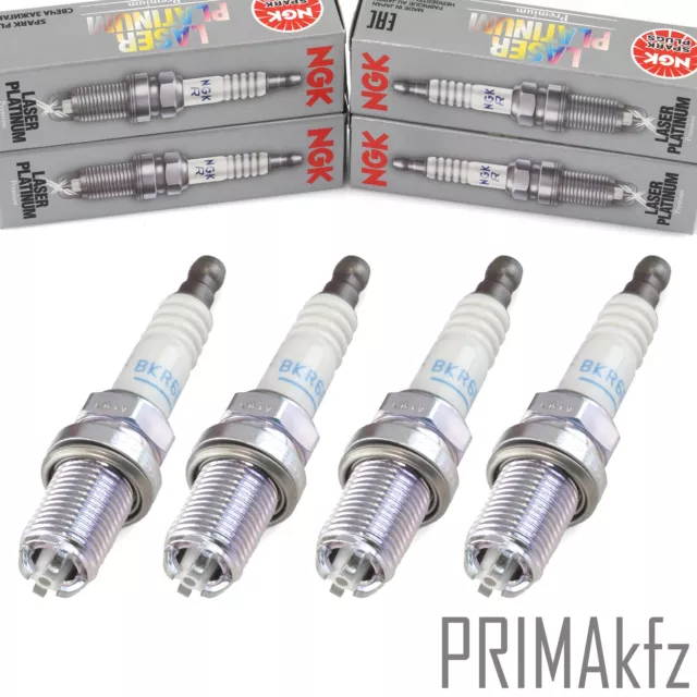 4x NGK Laser Platinum Zündkerzen BKR6EQUP 3199 für Bmw 3er 5er MINI R50 R52