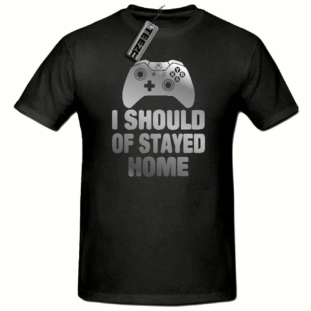 Silver I Should Of Stayed Home Childrens t shirt, Kids t shirt, Gaming t shirt
