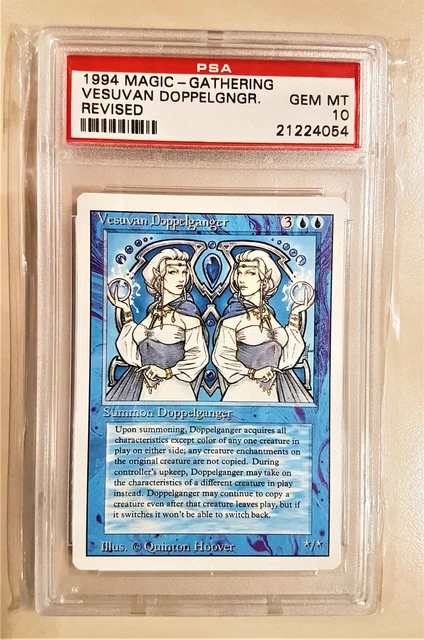MTG - REVISED - Vesuvan Doppelganger PSA 10! - GEM MINT - ALPHA BETA ...