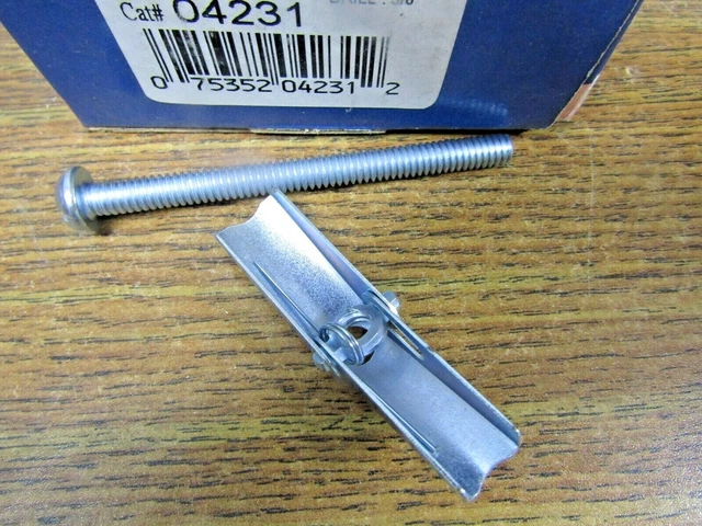 🔥50) New Powers 04231 Toggle Bolts Round Head 1/4" X 3" Drill 5/8" Lot Of 50
