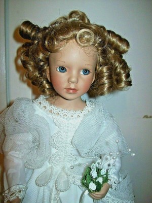 Ashton Drake / Gaby Rademann Cloth & Porcelain "Cinderella Bride" In Box W/Coa