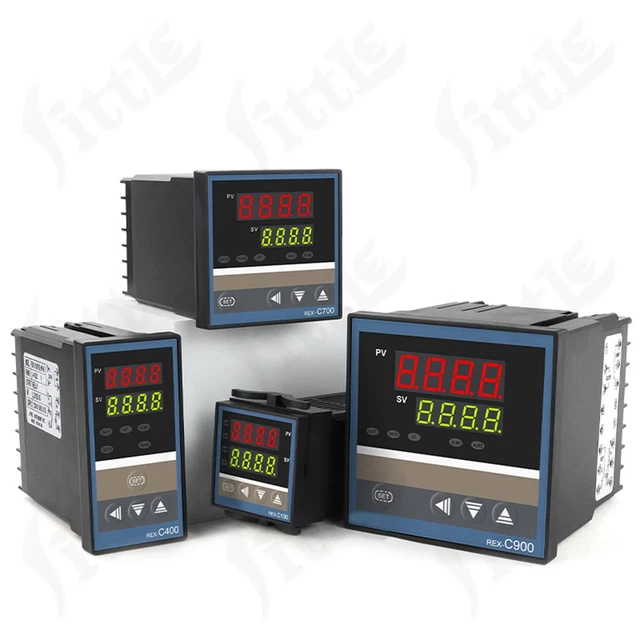 REX-C100/C400/C410/C700/C900 Digital Alarm PID Temperature Controller AC100-240V