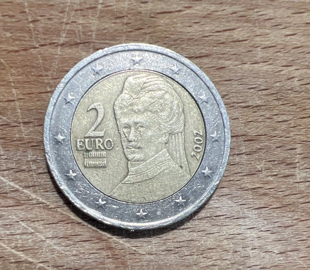 PIECE RARE 1 Euro 2002 Bertha von Suttner Autriche EUR 100,00 - FR
