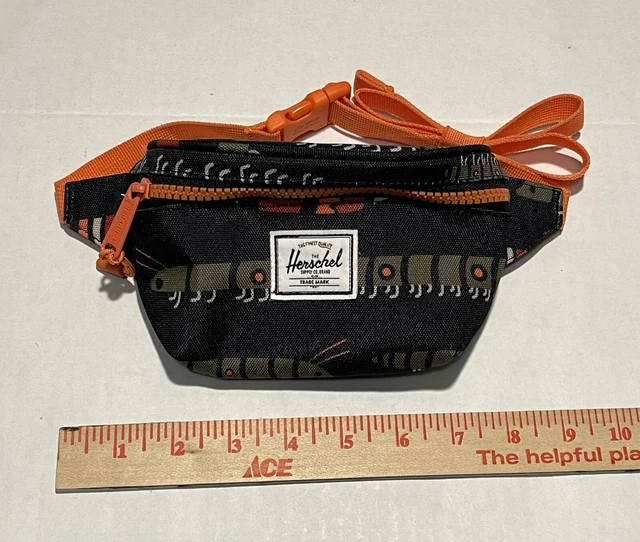 Herschel MINI FANNY/Waist Pack - Black/ORANGE