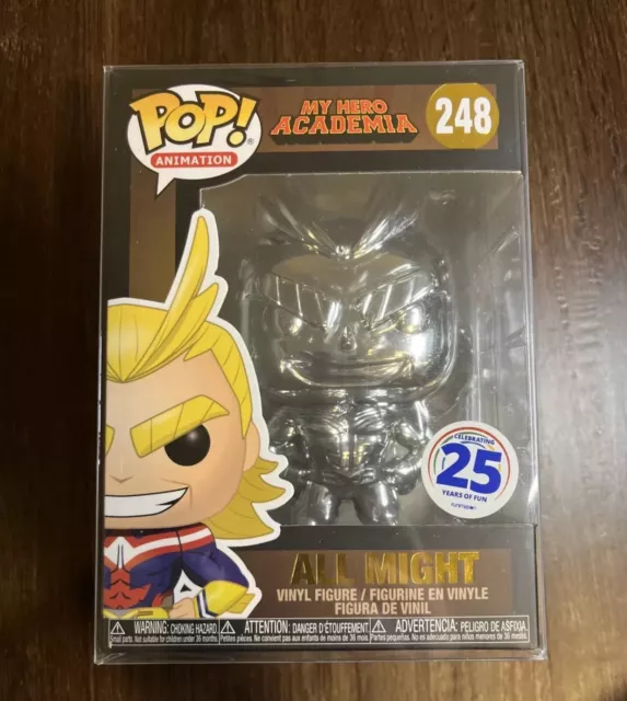 Funko Pop! Vinyl: My Hero Academia - All Might 248 (Silver Chrome) - Funimation