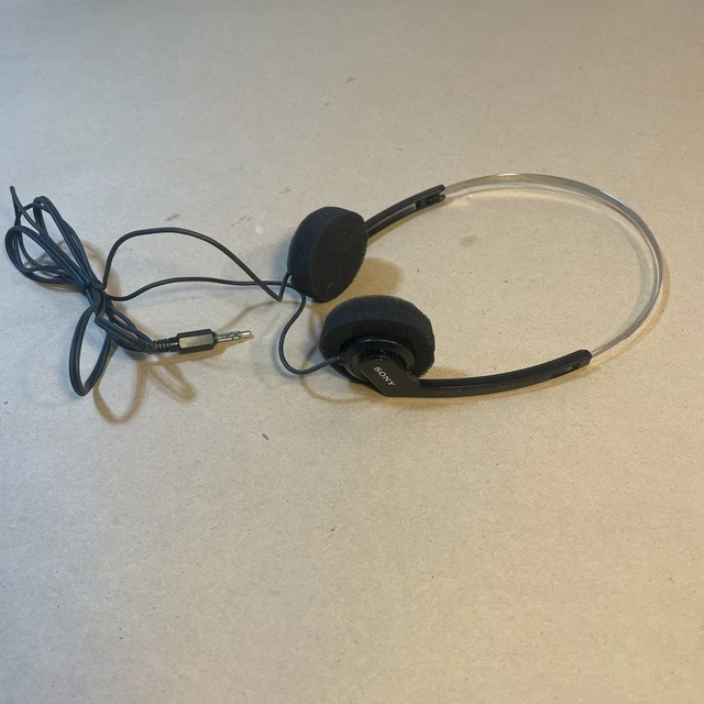 VINTAGE SONY MDR010 Wired Headphones for Walkman Dynamic Stereo Tested