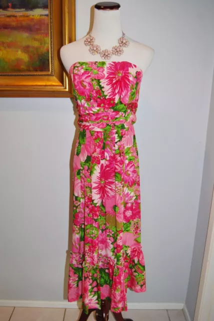 Plenty Frock by Tracy Reese 100% Silk Floral Dress Fully Lined Sz 6