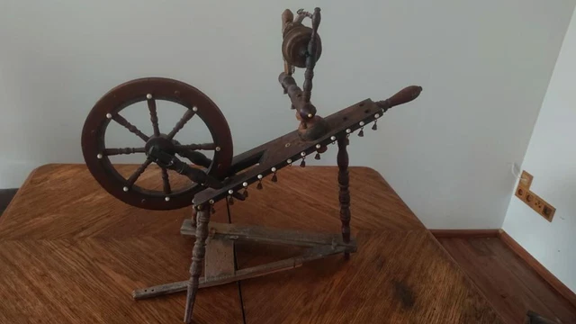 Antikes Spinnrad Gründerzeit gegen 1890