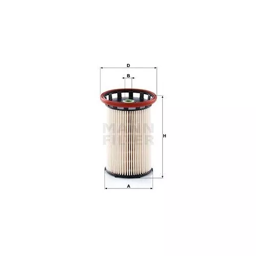 Kraftstofffilter MANN-FILTER PU 8008/1 für VAG