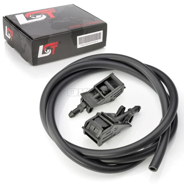 NEUFU 2x Gicleur Jets Universel Voiture Buse Pulv&eacute;risateur Lave-glace