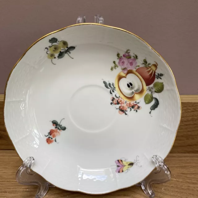 Herend Porcelain Fruits And Flowers Saucer - 14cm 707/BFRN