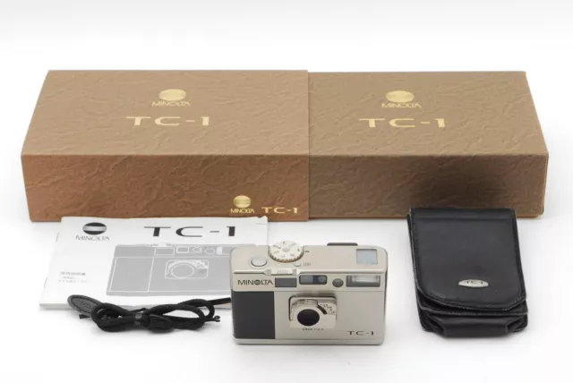 [TOP MINT w/ Box] Minolta TC-1 35mm Compact Film Camera Meter Works! From JAPAN