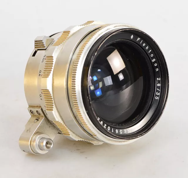 Flektogon 2,8/35 Carl Zeiss Jena (ASB) f. EXAKTA Varex ⭐Alu ⭐ F/2.8 35mm⭐ (6110)
