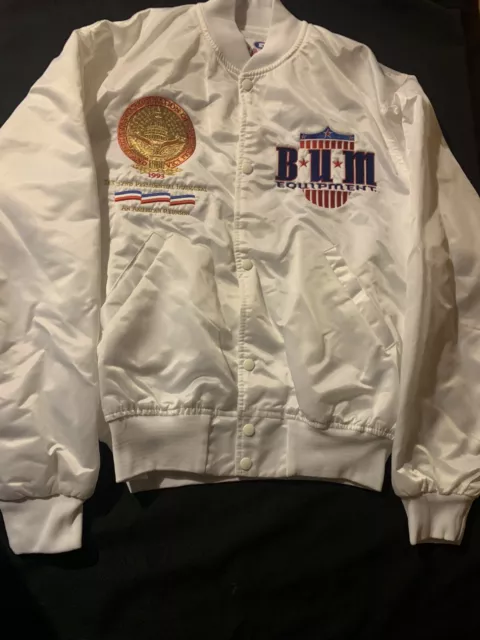 Presidential Inauguration Vintage Jacket Bill Clinton L Large Bum Equipment 1993