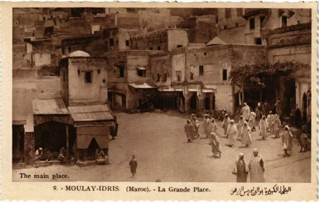CPA AK MOULAY IDRIS - La Grande Place MOROC (797201)