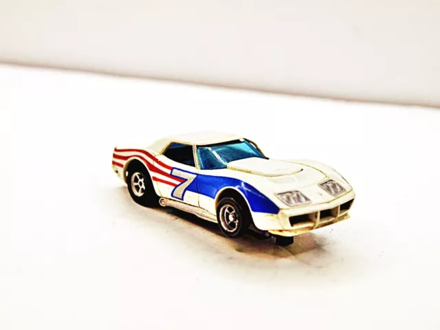 Aurora AFX Chevy Corvette White/Blue/Red #7 HTF