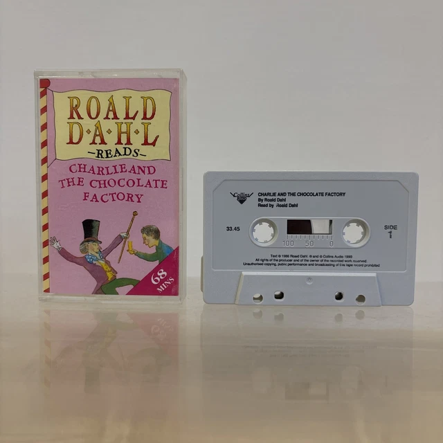 ROALD DAHL READS Charlie and the Chocolate Factory • Audio Cassette ...