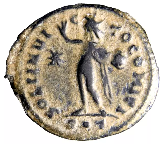 SPLENDID DESERT PATINA Constantine I 'the Great' BI Nummus. Ticinum ...
