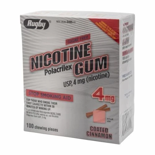 Nicotine Gomme Revêtu Cannelle 100 Mâcher 4mg Par