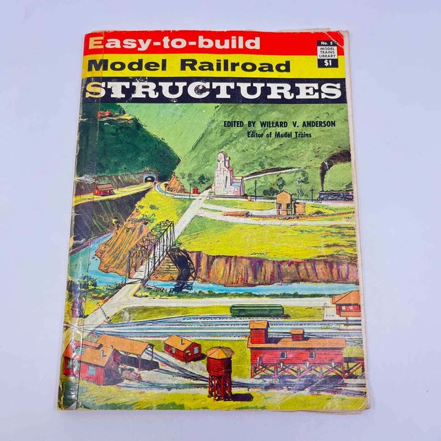 1960 EASYTOBUILD MODEL Railroad Structures Model Train Library TF8