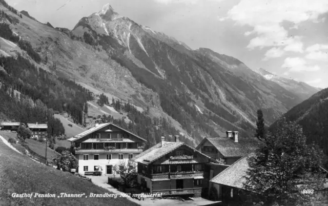 Carte AUTRICHE MAYRHOFEN Gasthof Pension Thanner Brandberg 1902 m Zillertal