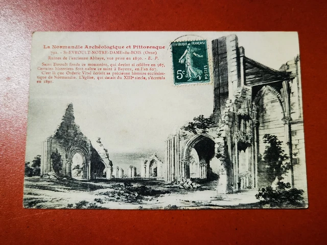 CPA 61 St EVROULT NOTRE DAME du BOIS - Ruines de l'ancienne Abbaye
