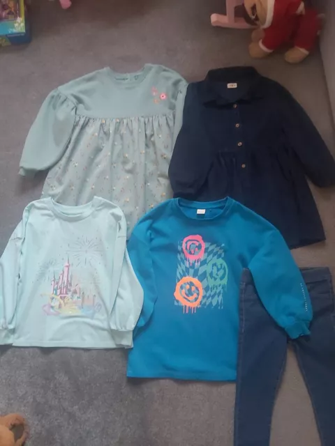 Girls Clothes Bundle 5-6 Years Next and F&F Dresses/Tops/Jeans