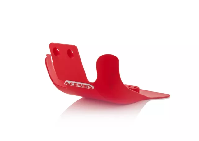 Acerbis Mx Skid Glide Plate Sump Guard Fits Beta 300 X-Trainer 2013 - 2022 Red