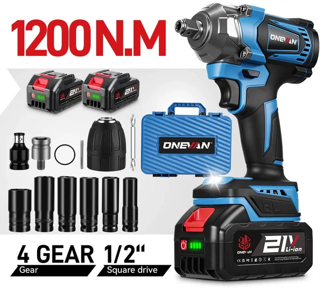 CONENTOOL 420N.m clé à chocs électrique sans brosse tournevis outil