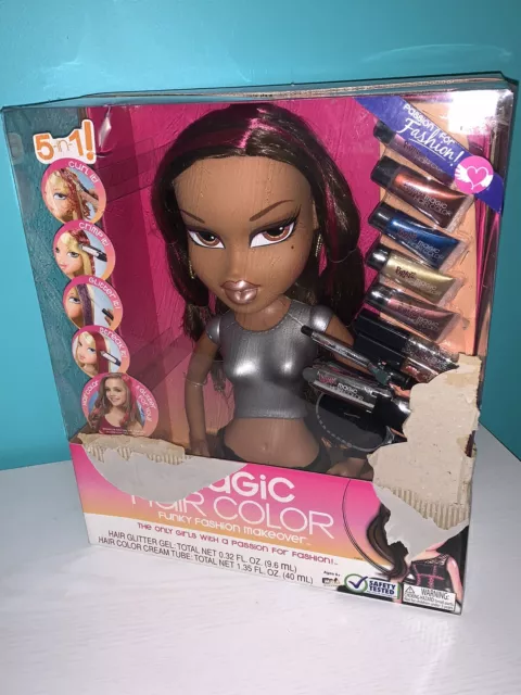 BRATZ MAGIC HAIR Color Funky Fashion Makeover Torso Yasmin £104.53