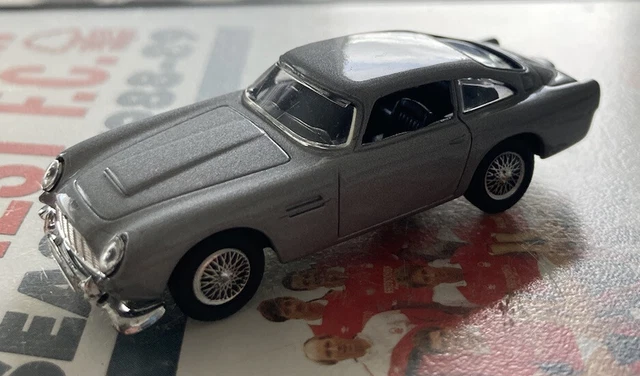Miniature Aston Martin DB7 Hongwell Cararama - Échelle 1:72 - Gris Métal