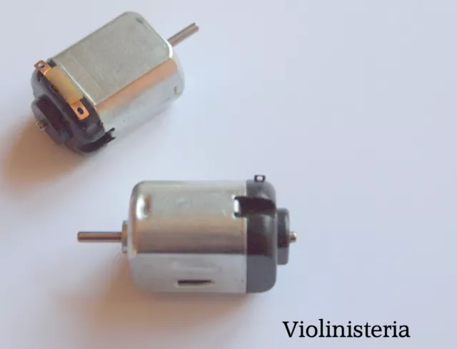 2 x mini small electric DC motor (type 130), 3V-6V  5,000-10,000 rpm  UK SELLER