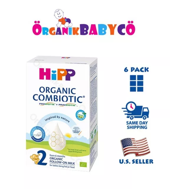 HiPP Stage 2 COMBIOTIC ORGANIC Baby Formula FROM 6 MONTHS-FREE Shipping! 6PACK