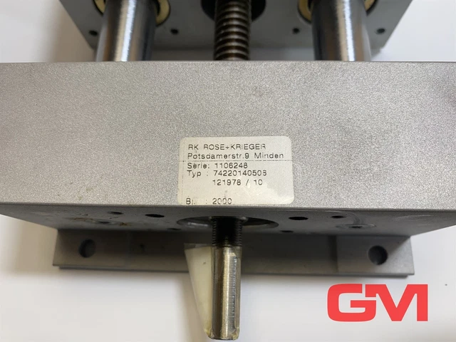 RK ROSE+KRIEGER LINEAREINHEIT COPAS linear unit Typ 74220140506 121978/ ...
