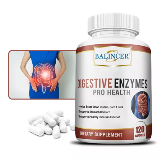 Digestive Enzymes-Daily Supplement for Men Women To Regulate Intestinal Flora