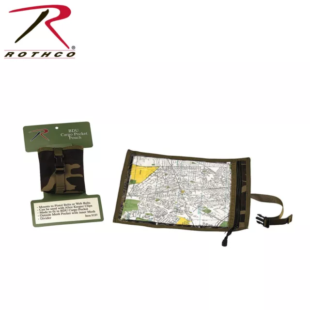 Rothco 9195 Map and Document Case - Woodland Camo