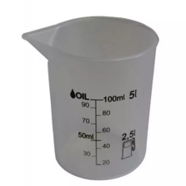 Messbecher, transparent, Inhalt: 125 ml IWH 3013 (4028354030135)