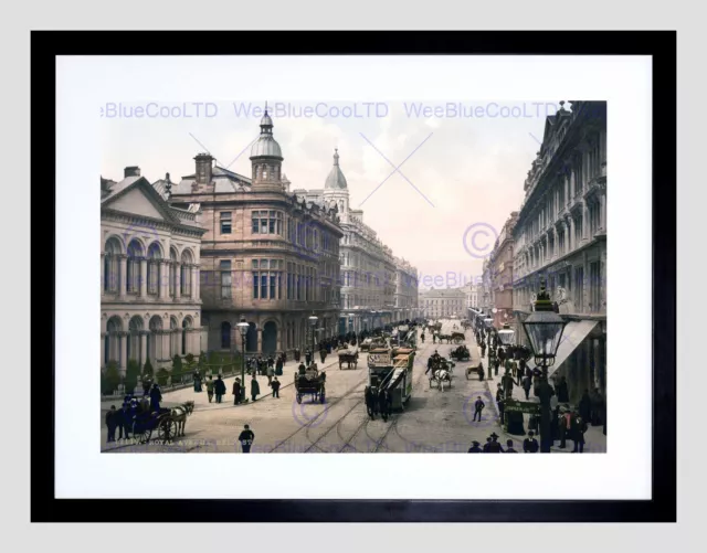 Photo Northern Ireland Royal Avenue Belfast Street City Framed Print B12X10005