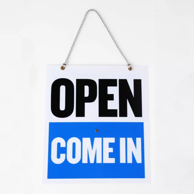 Open Come In Will Return Sign Hand Crafted Clock Business Shop Door Restaurant 2