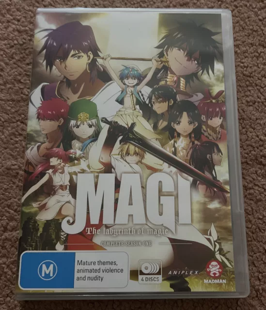 Magi: The Labyrinth of Magic: Season 1 2 3 (Vol.1 - 63 End) ~ All Region ~  New