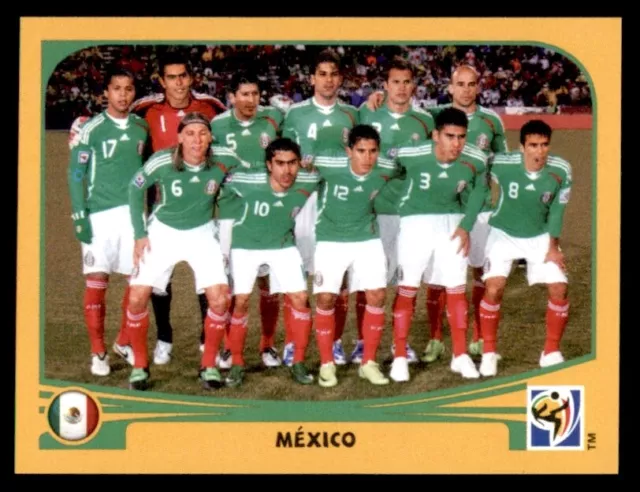 Panini World Cup 2010 (Swiss Gold Edition) Team (México) No. 49