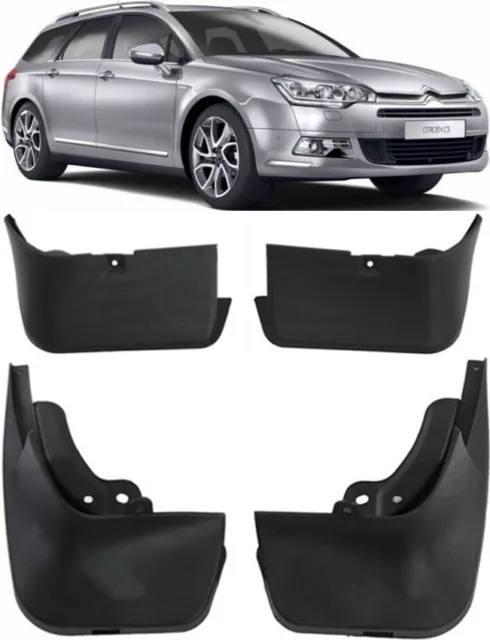 Genuine Splash Guards Mud Flaps For 2008-2020 Citroen C5 Saloon Estate Tourer