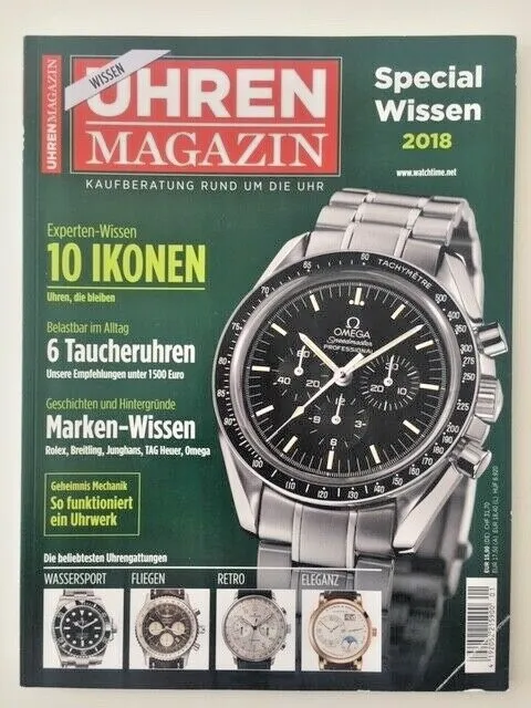 German watch magazin / Magazine allemand de montres UHREN MAGAZIN 2018 SAVOIR HS